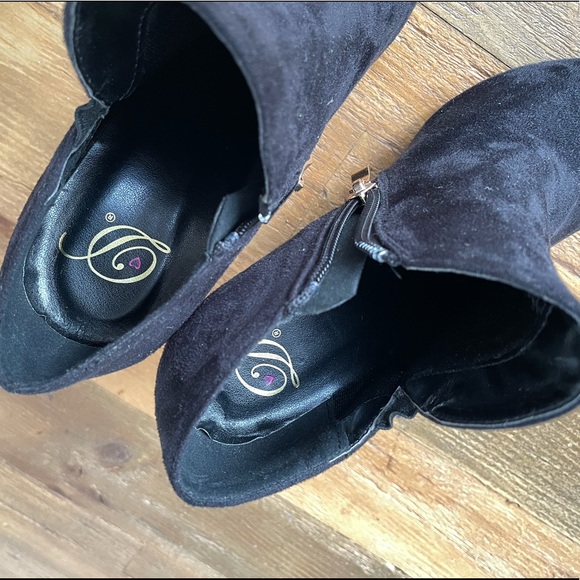 Black ankle boot heels - Picture 6 of 10